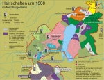 Herrschaften um 1500 im Nordburgenland